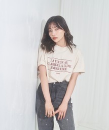 ANDGEEBEE | UNISEX メッセージエンブロイダリーT(Tシャツ/カットソー)