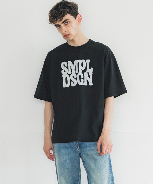 coca（coca）（コカ）の「メンズSMPLDSGNプリントT（Tシャツ/カットソー・メンズ・ホワイト/ブラック・XL/L/M）」の2枚目の写真