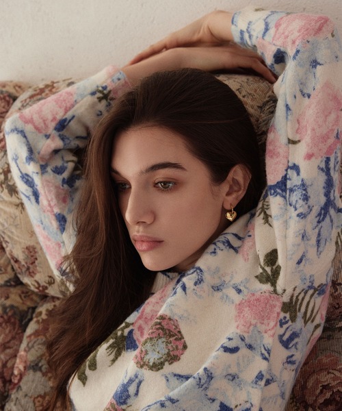 CENE（セネ）の「【CENE】セネ/ハートフープピアス（ピアス（両耳用）・レディース・ゴールド/シルバー・FREE）」の3枚目の写真