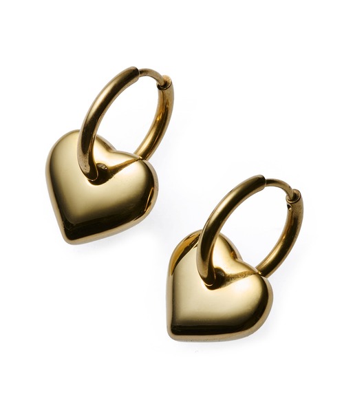 CENE（セネ）の「【CENE】セネ/ハートフープピアス（ピアス（両耳用）・レディース・ゴールド/シルバー・FREE）」の14枚目の写真