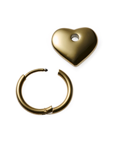 CENE（セネ）の「【CENE】セネ/ハートフープピアス（ピアス（両耳用）・レディース・ゴールド/シルバー・FREE）」の15枚目の写真