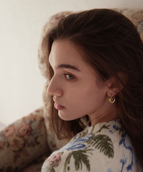 CENE（セネ）の「【CENE】セネ/ハートフープピアス（ピアス（両耳用）・レディース・ゴールド/シルバー・FREE）」の7枚目の写真