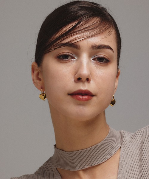 CENE（セネ）の「【CENE】セネ/ハートフープピアス（ピアス（両耳用）・レディース・ゴールド/シルバー・FREE）」の12枚目の写真