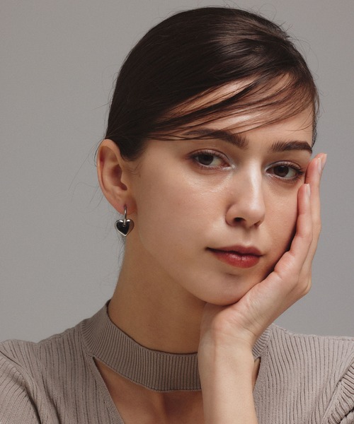 CENE（セネ）の「【CENE】セネ/ハートフープピアス（ピアス（両耳用）・レディース・ゴールド/シルバー・FREE）」の21枚目の写真