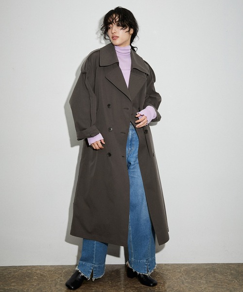 アダム・エ・ロペ　ドルマンオーバートレンチコート ADAM ET ROPE'（アダムエロペ）の「ドルマンオーバートレンチコート