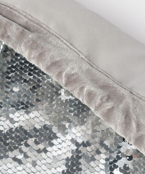 LOWRYS FARM（ローリーズファーム）の「スパンコールキンチャクＢＡＧ　970194（ハンドバッグ・レディース・ブラック/シルバー/ホワイト・FREE）」の9枚目の写真