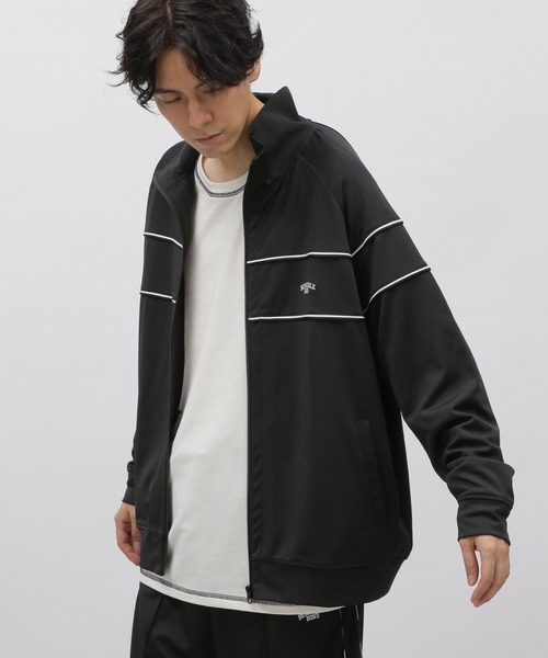 LAKOLE（ラコレ）の「デザイントラックジャケット / 970377（ジャージ・メンズ・グリーン/ブラウン/ブラック・MEDIUM/LARGE）」の2枚目の写真