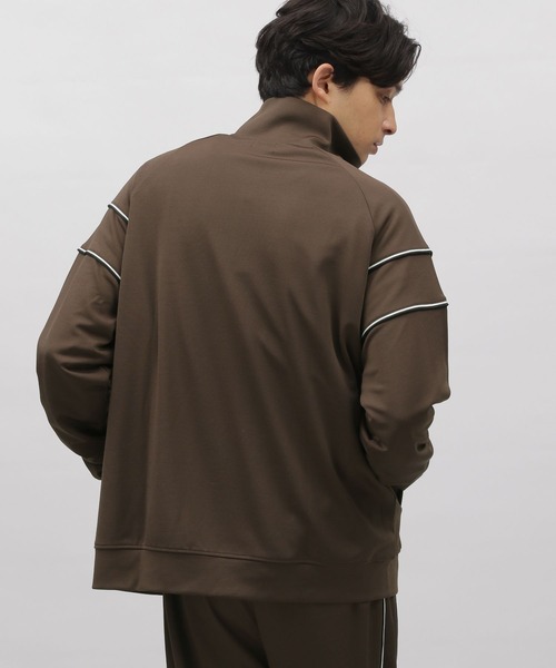 LAKOLE（ラコレ）の「デザイントラックジャケット / 970377（ジャージ・メンズ・グリーン/ブラウン/ブラック・MEDIUM/LARGE）」の7枚目の写真