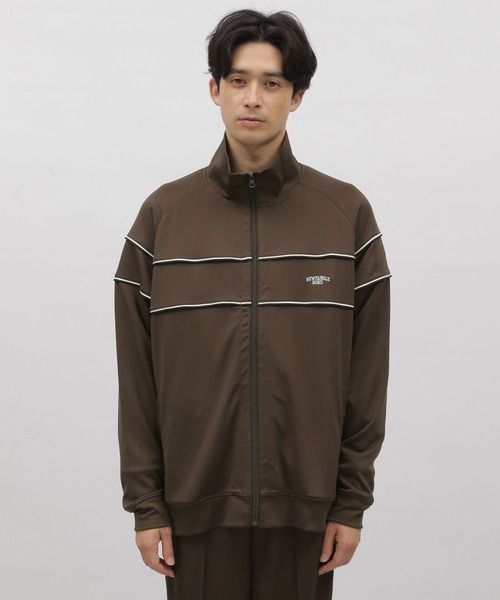 LAKOLE（ラコレ）の「デザイントラックジャケット / 970377（ジャージ・メンズ・グリーン/ブラウン/ブラック・MEDIUM/LARGE）」の11枚目の写真