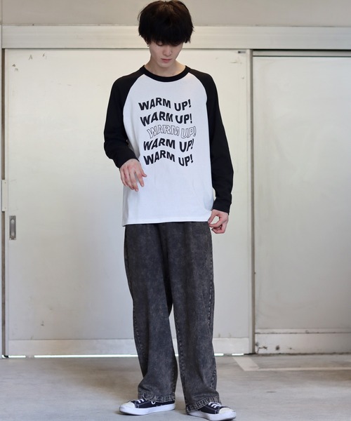 SITRY（シトリー）の「Big silhouette Heavy weight vintage print raglan T-shirt/アメリカン ヘビーウェイト ヴィンテージプリント ラグラン Tシャツ（Tシャツ/カットソー・メンズ・ベージュ/ホワイト/ホワイト系その他/ベージュ系その他/グレー系その他/アッシュグレー・M/L/XL）」の19枚目の写真