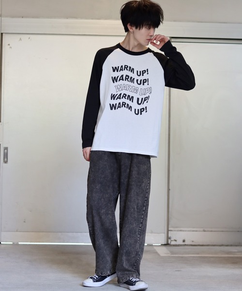 SITRY（シトリー）の「Big silhouette Heavy weight vintage print raglan T-shirt/アメリカン ヘビーウェイト ヴィンテージプリント ラグラン Tシャツ（Tシャツ/カットソー・メンズ・ベージュ/ホワイト/ホワイト系その他/ベージュ系その他/グレー系その他/アッシュグレー・M/L/XL）」の21枚目の写真