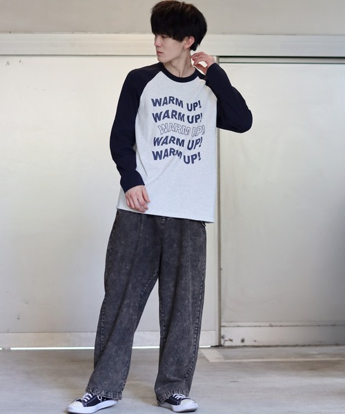 SITRY（シトリー）の「Big silhouette Heavy weight vintage print raglan T-shirt/アメリカン ヘビーウェイト ヴィンテージプリント ラグラン Tシャツ（Tシャツ/カットソー・メンズ・ベージュ/ホワイト/ホワイト系その他/ベージュ系その他/グレー系その他/アッシュグレー・M/L/XL）」の22枚目の写真
