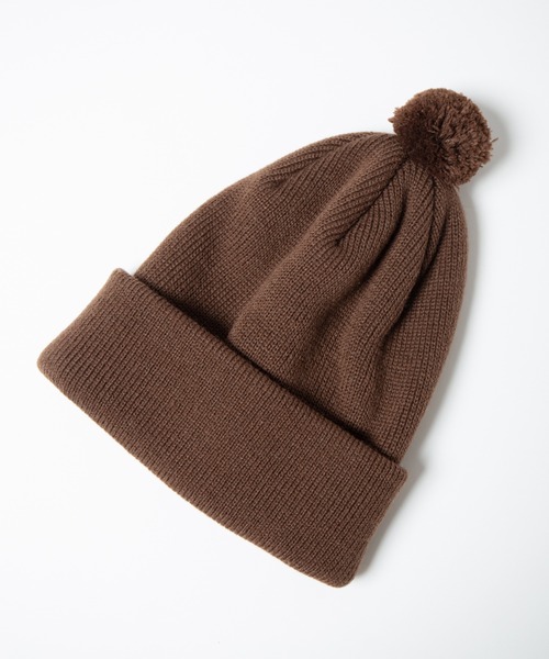 RACAL(ラカル)の「Pon-Pon Knit Watch / ポンポンニットワッチ(ニットキャップ/ビーニー・メンズ・アイボリー/ネイビー/ブラウン/ブラック/オレンジ/キャメル/グレイッシュベージュ/ダークグリーン・FREE)」の13枚目の写真
