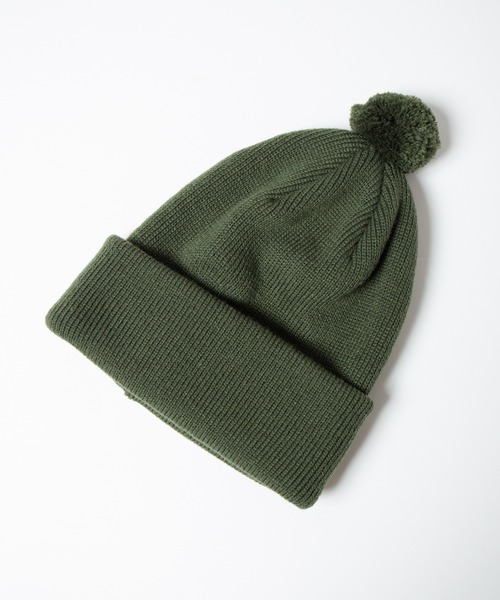 RACAL(ラカル)の「Pon-Pon Knit Watch / ポンポンニットワッチ(ニットキャップ/ビーニー・メンズ・アイボリー/ネイビー/ブラウン/ブラック/オレンジ/キャメル/グレイッシュベージュ/ダークグリーン・FREE)」の14枚目の写真