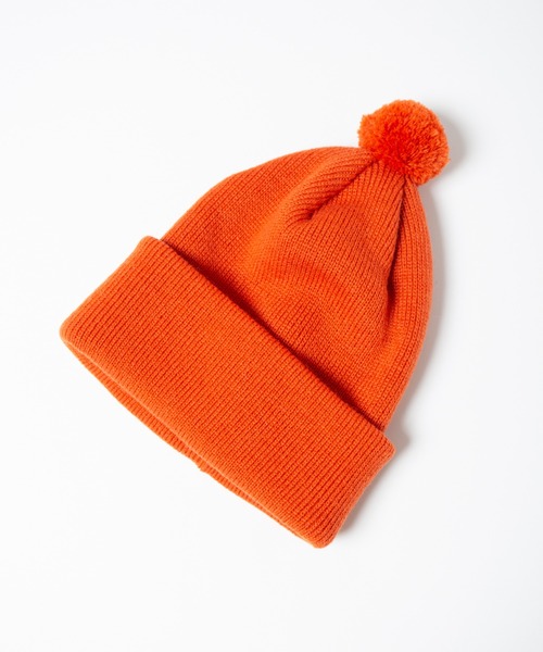 RACAL(ラカル)の「Pon-Pon Knit Watch / ポンポンニットワッチ(ニットキャップ/ビーニー・メンズ・アイボリー/ネイビー/ブラウン/ブラック/オレンジ/キャメル/グレイッシュベージュ/ダークグリーン・FREE)」の19枚目の写真