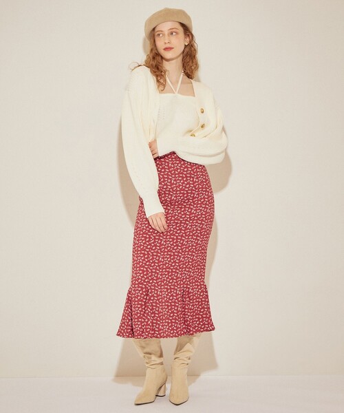 セール】ビスチェセットショートカーディガン（ニット/セーター  