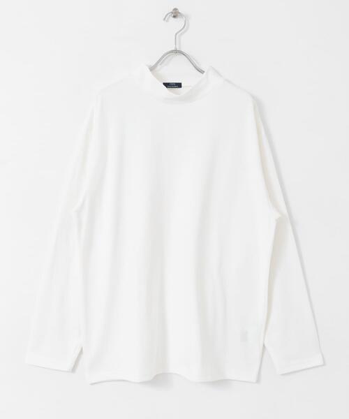 ITEMS URBANRESEARCH（アイテムズ アーバンリサーチ）の「発熱機能 ムジモックネックカットソー（Tシャツ/カットソー・メンズ・ホワイト/ブラック/モカ・MEDIUM/LARGE）」の11枚目の写真