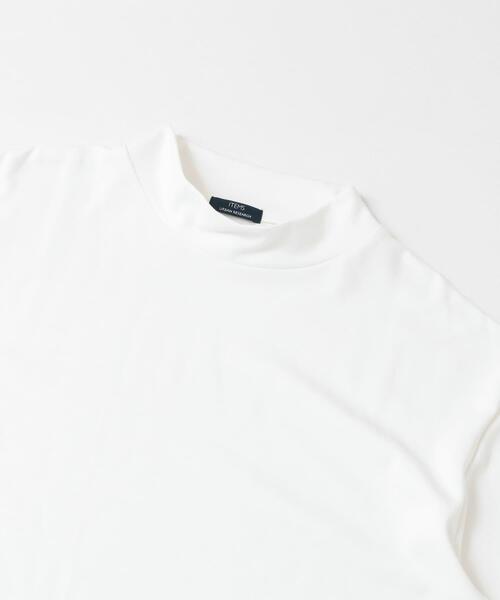 ITEMS URBANRESEARCH（アイテムズ アーバンリサーチ）の「発熱機能 ムジモックネックカットソー（Tシャツ/カットソー・メンズ・ホワイト/ブラック/モカ・MEDIUM/LARGE）」の12枚目の写真