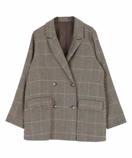 titivate(ティティベイト)の「ダブルテーラードジャケット(テーラードジャケット・レディース・モカ/ブラウン系その他/アイボリー/ブラック・M)」の8枚目の写真