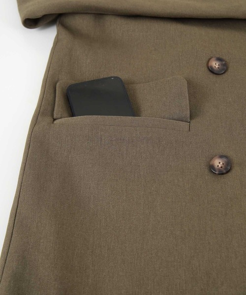 titivate(ティティベイト)の「ダブルテーラードジャケット(テーラードジャケット・レディース・モカ/ブラウン系その他/アイボリー/ブラック・M)」の22枚目の写真