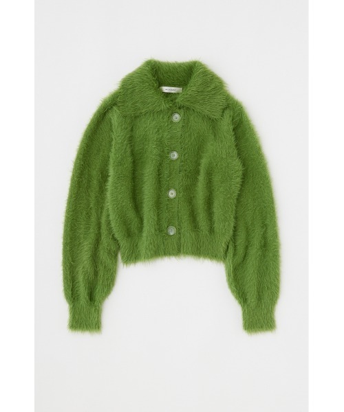 MOUSSY（マウジー）の「FEATHER YARN KNIT シャツ（ニット/セーター