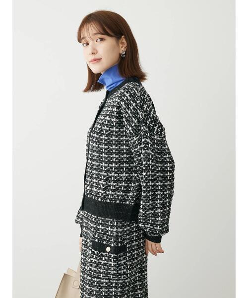 Furryrate(ファーリーレート)の「・furry rate ツィードラメニットカーディガン(カーディガン/ボレロ・レディース・オレンジ/ブラック・FREE)」の21枚目の写真