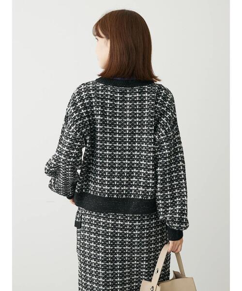 Furryrate(ファーリーレート)の「・furry rate ツィードラメニットカーディガン(カーディガン/ボレロ・レディース・オレンジ/ブラック・FREE)」の22枚目の写真