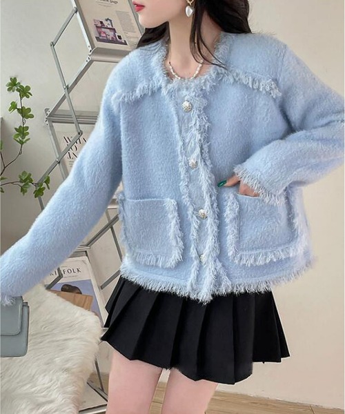 MAISON DE THERESE（メゾン ド テレーズ）の「可愛いニットジャケット