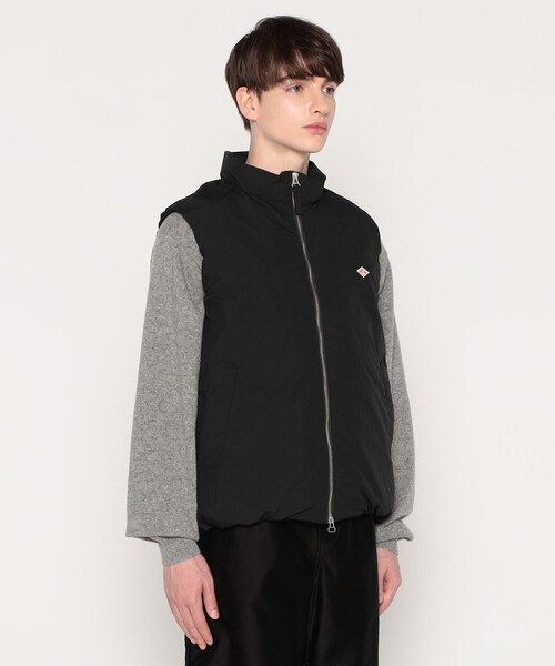 DANTON（ダントン）の「MEN'S HIGH LOFT DOWN STAND COLLAR VEST（ダウンベスト・メンズ・チャコール/ブラック/オリーブ・M/L）」の6枚目の写真