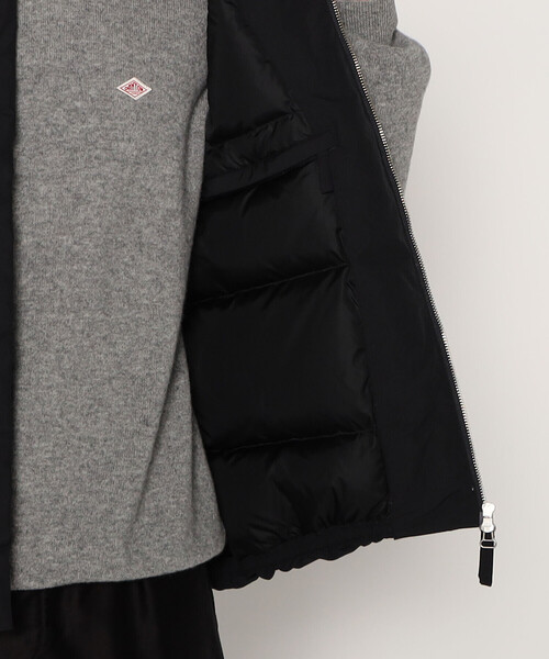 DANTON（ダントン）の「MEN'S HIGH LOFT DOWN STAND COLLAR VEST（ダウンベスト・メンズ・チャコール/ブラック/オリーブ・M/L）」の14枚目の写真
