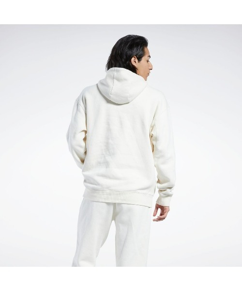 Reebok（リーボック）の「フーディー / CL ND HOODIE（パーカー・メンズ・ライトグレー/ホワイト・LARGE/MEDIUM/SMALL/XX-LARGE/X-LARGE/X-SMALL）」の3枚目の写真