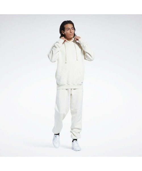 Reebok（リーボック）の「フーディー / CL ND HOODIE（パーカー・メンズ・ライトグレー/ホワイト・LARGE/MEDIUM/SMALL/XX-LARGE/X-LARGE/X-SMALL）」の6枚目の写真