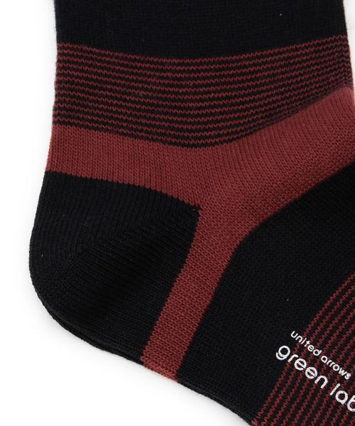 green label relaxing（グリーンレーベルリラクシング）の「2COL SWITCH/BOR CREW ソックス（ソックス/靴下・メンズ・ホワイト/グレー/ネイビー・フリー）」の5枚目の写真