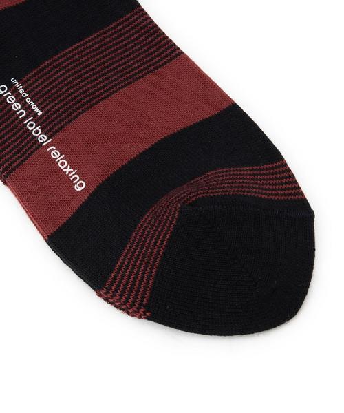 green label relaxing（グリーンレーベルリラクシング）の「2COL SWITCH/BOR CREW ソックス（ソックス/靴下・メンズ・ホワイト/グレー/ネイビー・フリー）」の6枚目の写真