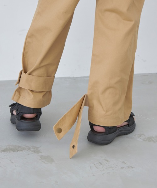 pairmanon（ペアマノン）の「テーパード裾デザインロングパンツ（その他パンツ・キッズ・ベージュ/ネイビー/ライトグリーン/アイボリー・100/110/120/130/140/150/90）」の7枚目の写真