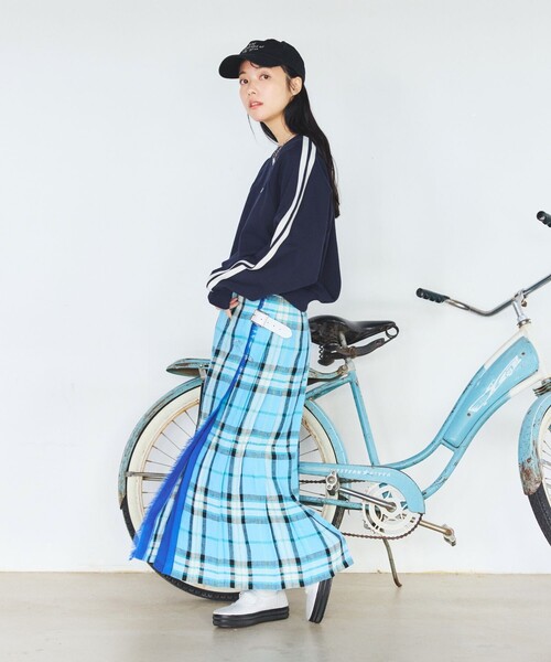 FREAK'S STORE(フリークスストア)の「prince/プリンス prince トラックプルオーバー/ラインスウェット(スウェット・レディース・オフホワイト/ライトグレー/グリーン/ネイビー・フリ-)」の11枚目の写真
