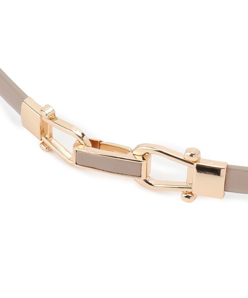 ROPE' PICNIC（ロペピクニック）の「10mmスムースくるみビットバックルスライドベルト（ベルト・レディース・ベージュ/キナリ/ブラック・FREE）」の11枚目の写真