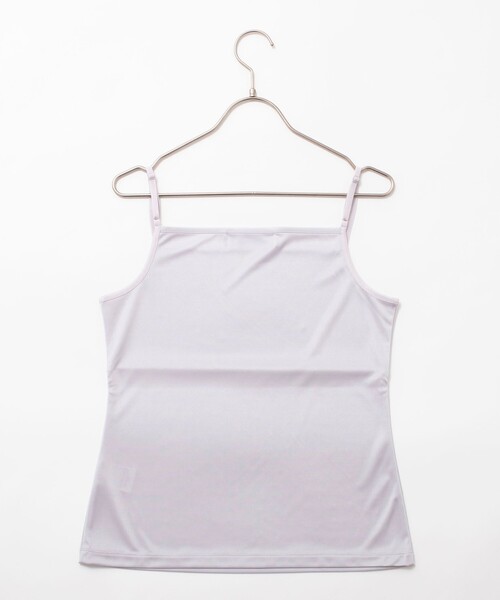NOLLEY’S Sophi（ノーリーズソフィ）の「アジャスター付サテンスムースキャミソール（キャミソール・レディース・アイボリー/ライトグレー/ブラック・36/38）」の6枚目の写真