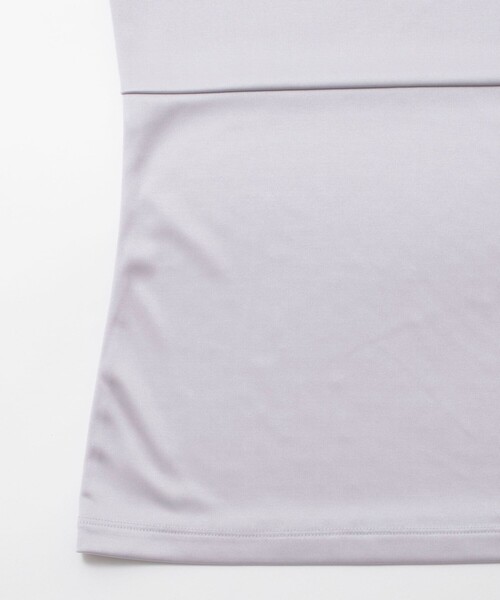 NOLLEY’S Sophi（ノーリーズソフィ）の「アジャスター付サテンスムースキャミソール（キャミソール・レディース・アイボリー/ライトグレー/ブラック・36/38）」の9枚目の写真