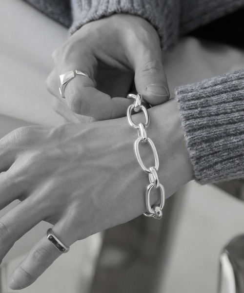 JOEN（ジョエン）の「【SILVER925コーティング】ビッグチェーンアンカーブレスレット（ブレスレット・メンズ・シルバー・FREE）」の6枚目の写真