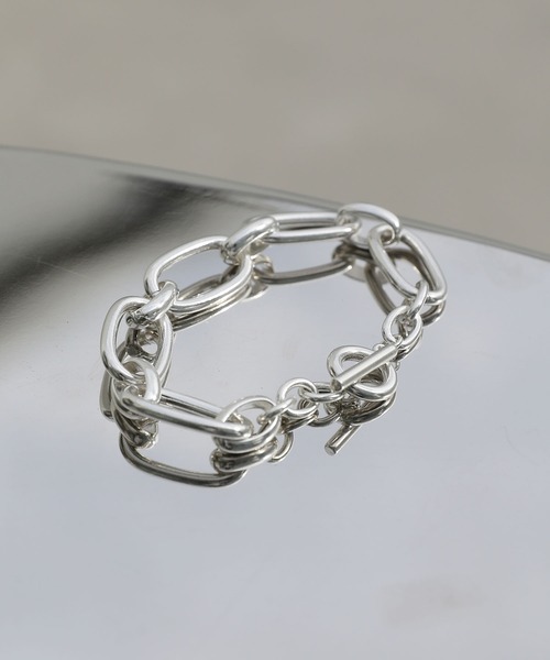 JOEN（ジョエン）の「【SILVER925コーティング】ビッグチェーンアンカーブレスレット（ブレスレット・メンズ・シルバー・FREE）」の7枚目の写真