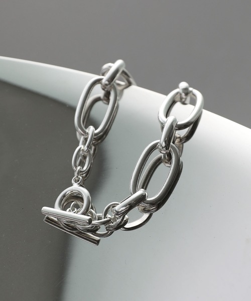 JOEN（ジョエン）の「【SILVER925コーティング】ビッグチェーンアンカーブレスレット（ブレスレット・メンズ・シルバー・FREE）」の9枚目の写真