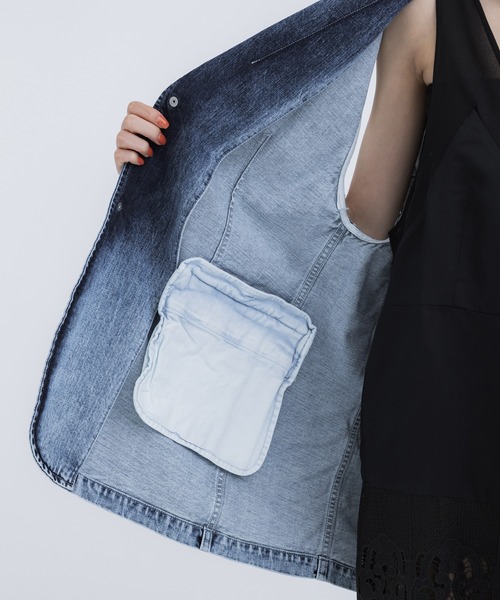 TOGA PULLA toga pulla トーガプルラ デニムジャケット TOGA PULLA/トーガプルラ】OX jacket/ジャケット（テーラード