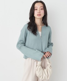earth music&ecology | ダブルジップカーディガン(カーディガン/ボレロ)