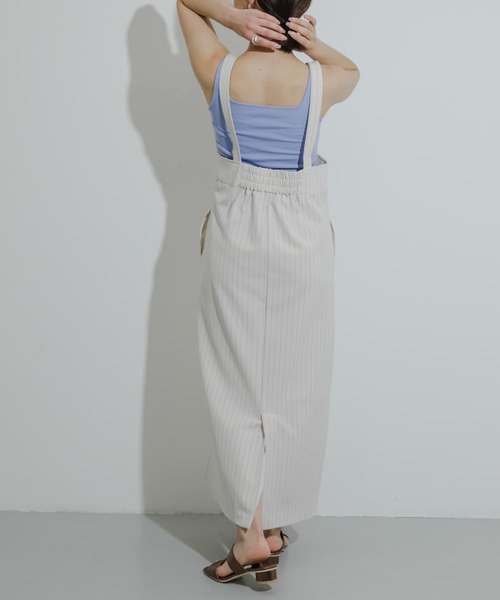 SENSE OF PLACE by URBAN RESEARCH（センスオブプレイスバイアーバンリサーチ）の「ジップデザインジャンパースカート（ワンピース・レディース・チャコールグレー/ブラック/ベージュ/ホワイト系その他・ONE/S）」の11枚目の写真