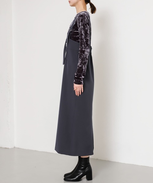 セール】ジップデザインジャンパースカート（ジャンパースカート