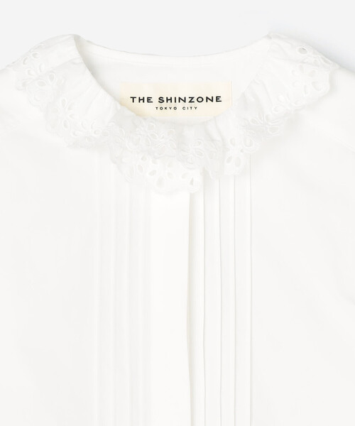 THE SHINZONE（ザ シンゾーン）の「THE SHINZONE | LACE COLLAR BLOUSE
