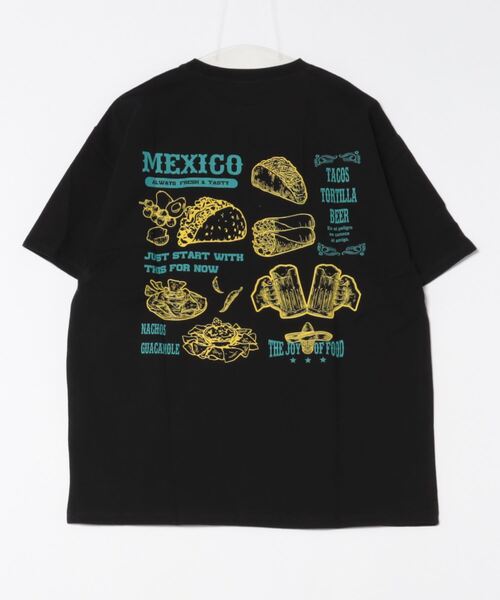 チチカカ（チチカカ）の「USAコットン メキシコフードプリントＴシャツ【ユニセックス】（Tシャツ/カットソー・メンズ・ホワイト/ブラック/その他1・LARGE/MEDIUM）」の20枚目の写真