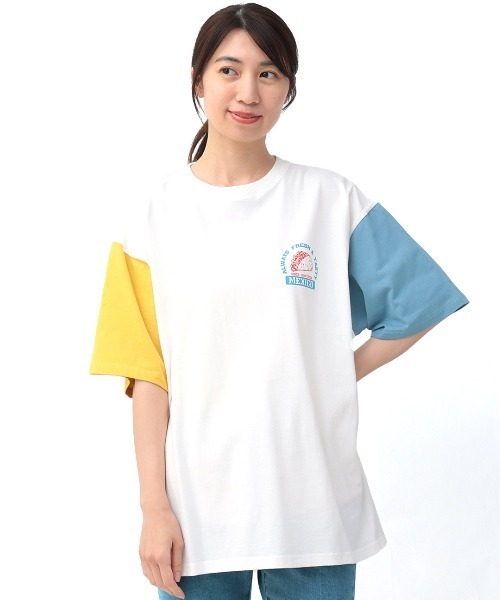 チチカカ（チチカカ）の「USAコットン メキシコフードプリントＴシャツ【ユニセックス】（Tシャツ/カットソー・メンズ・ホワイト/ブラック/その他1・LARGE/MEDIUM）」の6枚目の写真