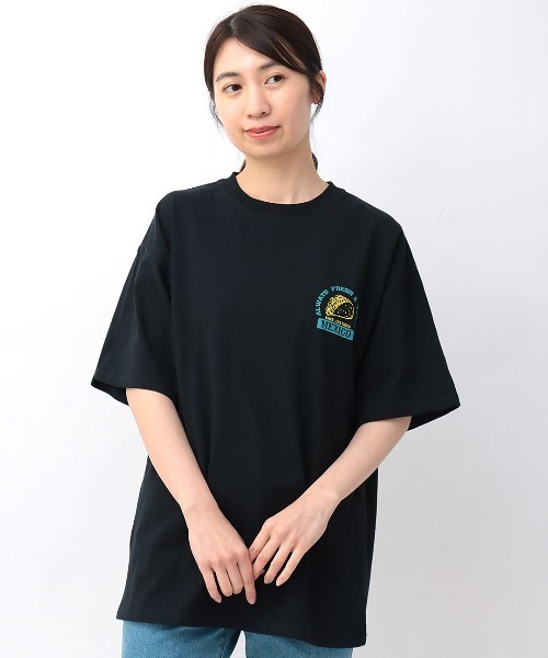 チチカカ（チチカカ）の「USAコットン メキシコフードプリントＴシャツ【ユニセックス】（Tシャツ/カットソー・メンズ・ホワイト/ブラック/その他1・LARGE/MEDIUM）」の5枚目の写真